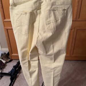 Christopher & Banks yellow Denim Jeans